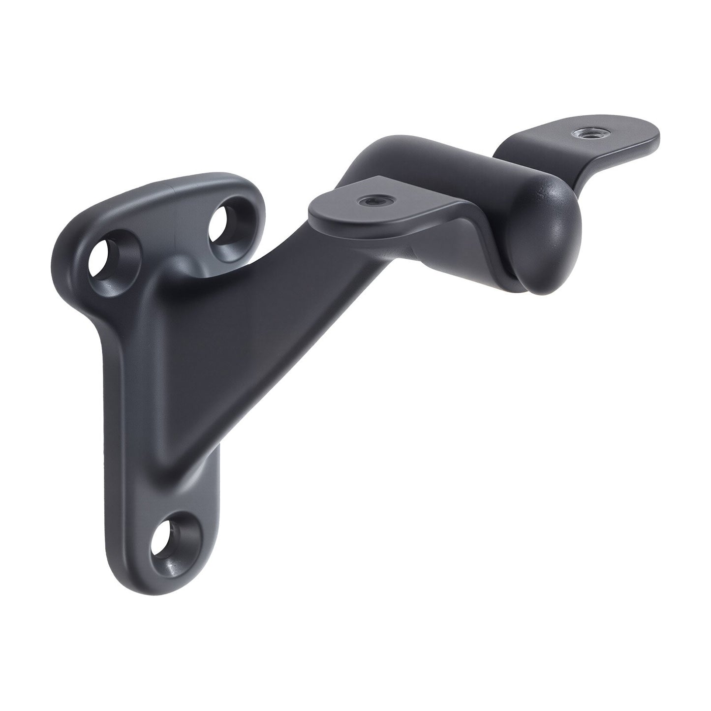 6 Packs Handrail Hardware Bracket Heavy Duty For Stairways Matte Black