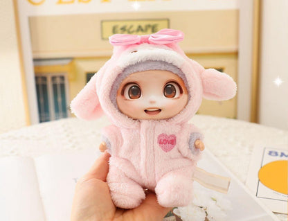 1PCS Doll Clothes Outfit Set For LABUBU 15CM-17CM Doll, Adorable Dress Up Accessories For Doll - Dolls Not Included