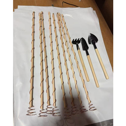 8 Pack 17inch Electroculture Plant Stakes