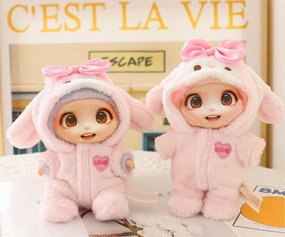1PCS Doll Clothes Outfit Set For LABUBU 15CM-17CM Doll, Adorable Dress Up Accessories For Doll - Dolls Not Included