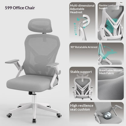 Office Computer Chair Ergonomic Office Chair Comfortable Home Chair For Long Hours At A Desk Student Desk Chair