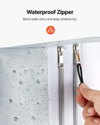 Fireproof Document Bag, 2192 ℉ Heat Insulated Fireproof & Waterproof Bag With  Smooth Zipper, Portable File Storage Organizer Home Office Travel Use, For Passports, Important Documents, Files
