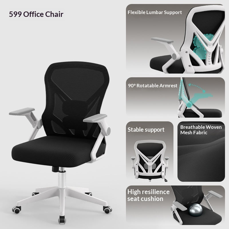 Office Computer Chair Ergonomic Office Chair Comfortable Home Chair For Long Hours At A Desk Student Desk Chair