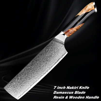 Damascus Steel Chef Knife Kitchen Professional Knives