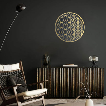 CIFbuy Integrated Lotus Aluminum Wall Art Floral Home Decor For Living Room Bedroom Above Sofa Wall Decorations (TikTok, Temu Pick-up Service)