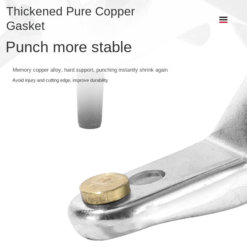 Multi Functional Industrial Manual Belt Punching Pliers, Leather Paper Punching Machine, Metal Clip