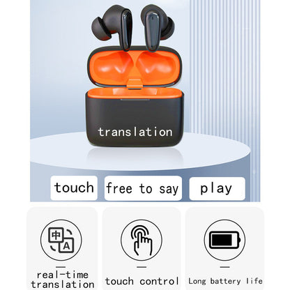 Bluetooth Smart In-ear Noise Reduction Ultra-long Standby Binaural Translation Headphones