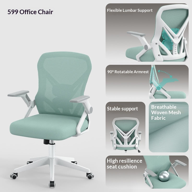 Office Computer Chair Ergonomic Office Chair Comfortable Home Chair For Long Hours At A Desk Student Desk Chair