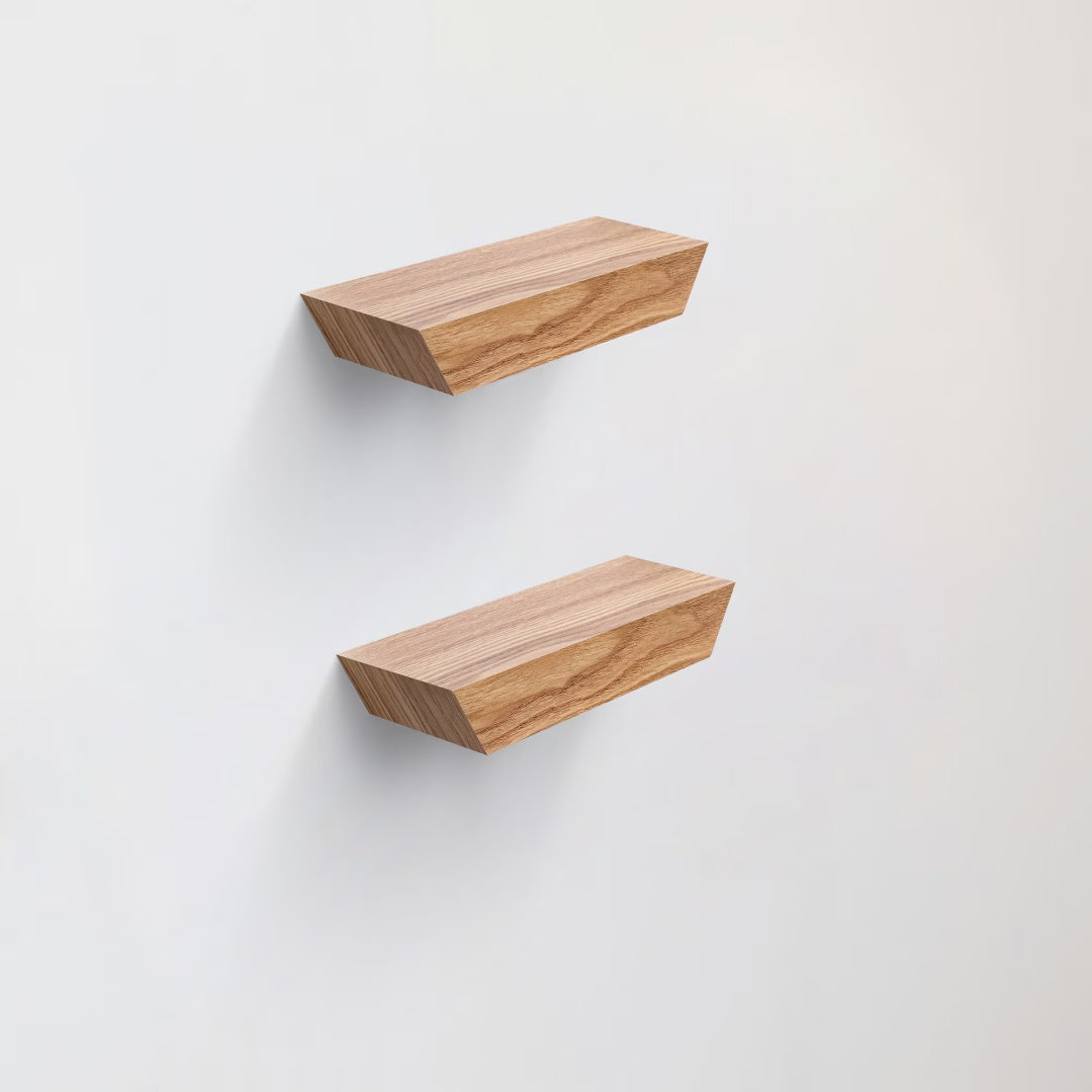 Floating Shelves  11.81 Wall Mounted Wood Shelves For Bathroom, Bedroom, Living Room, Kitchen, Hanging Shelf For Books Storage Decor With Invisible Brackets, Maple