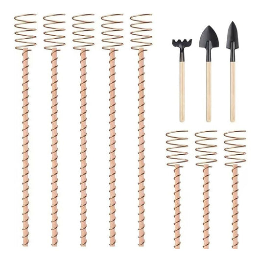 8 Pack 17inch Electroculture Plant Stakes
