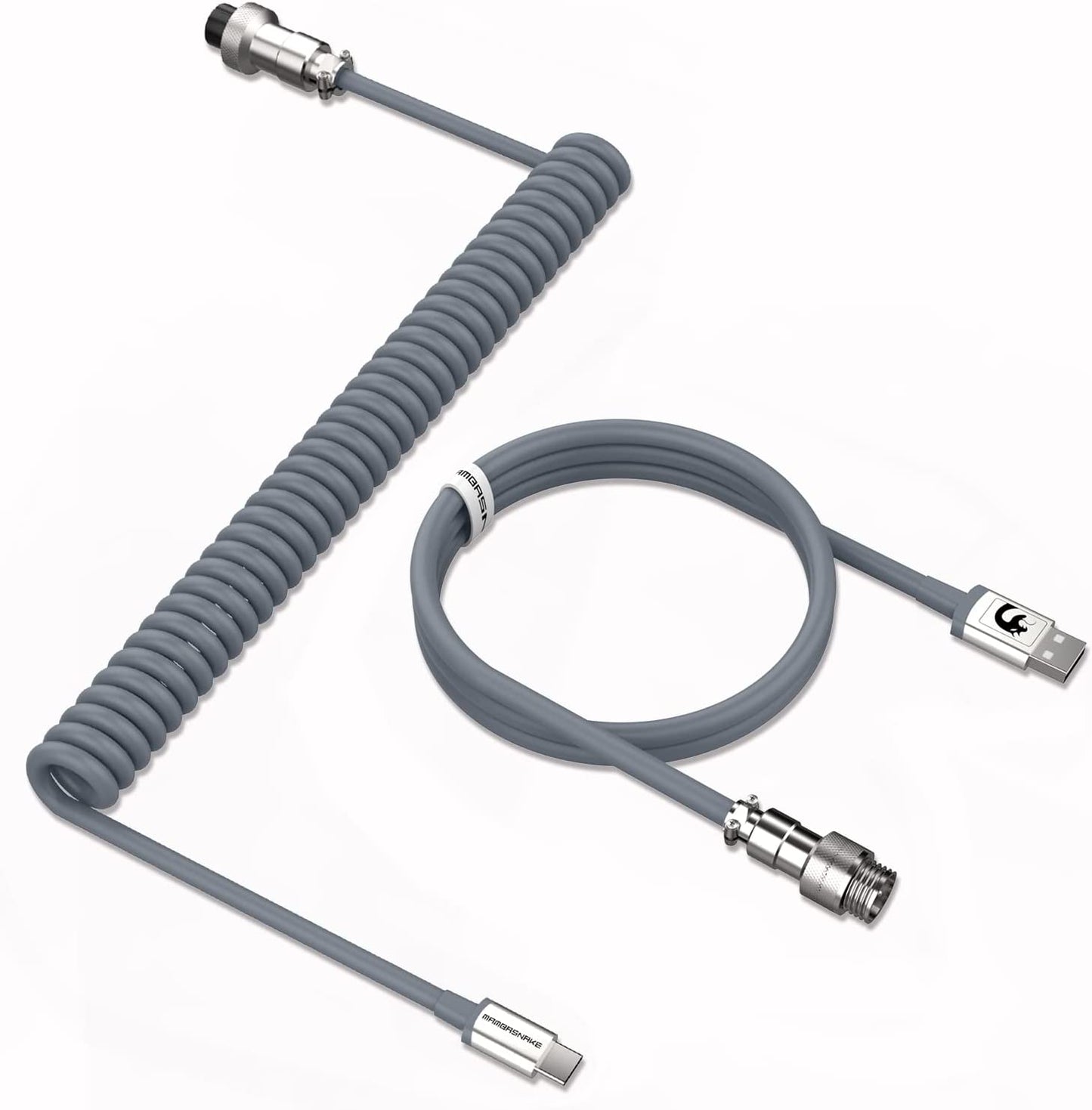 Gray  Type C Cable, Charging Cable, Data Transfer Cable For Mobile Phone, Keyboard