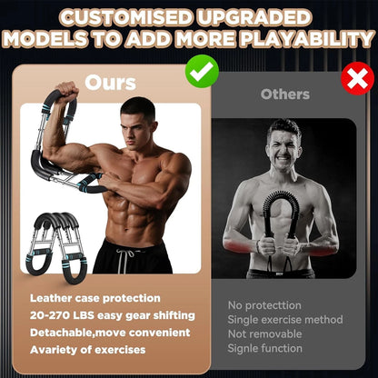 Shaker Twister Arm Trainer Workout Equipment Adjustable Chest Expander-Exerciser