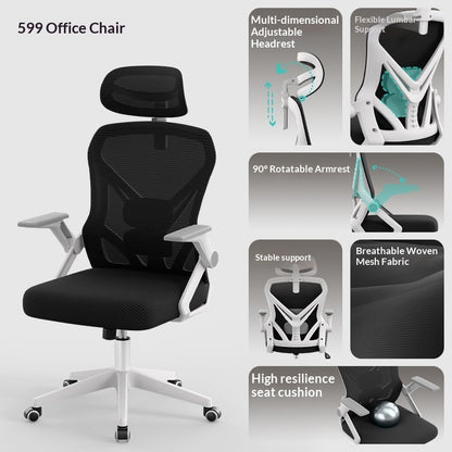 Office Computer Chair Ergonomic Office Chair Comfortable Home Chair For Long Hours At A Desk Student Desk Chair
